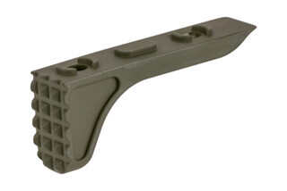 The Timber Creek Outdoors M-LOK Rugged Barricade Stop features an OD Green Cerakote finish